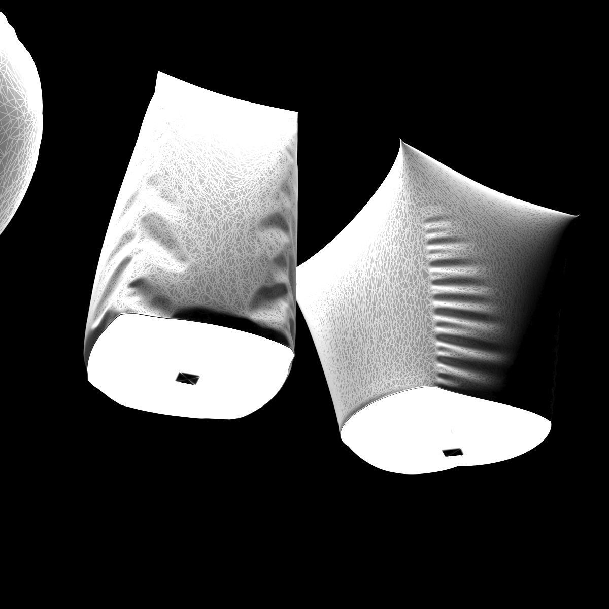 Chinese sky lantern 3D model_6