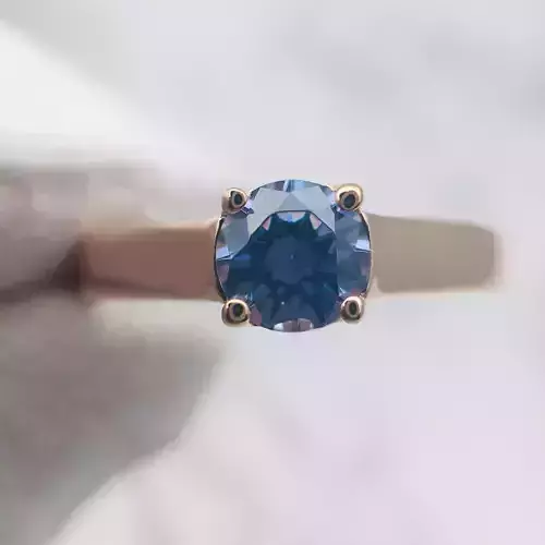 3DM Format Engagement ring round cut ring