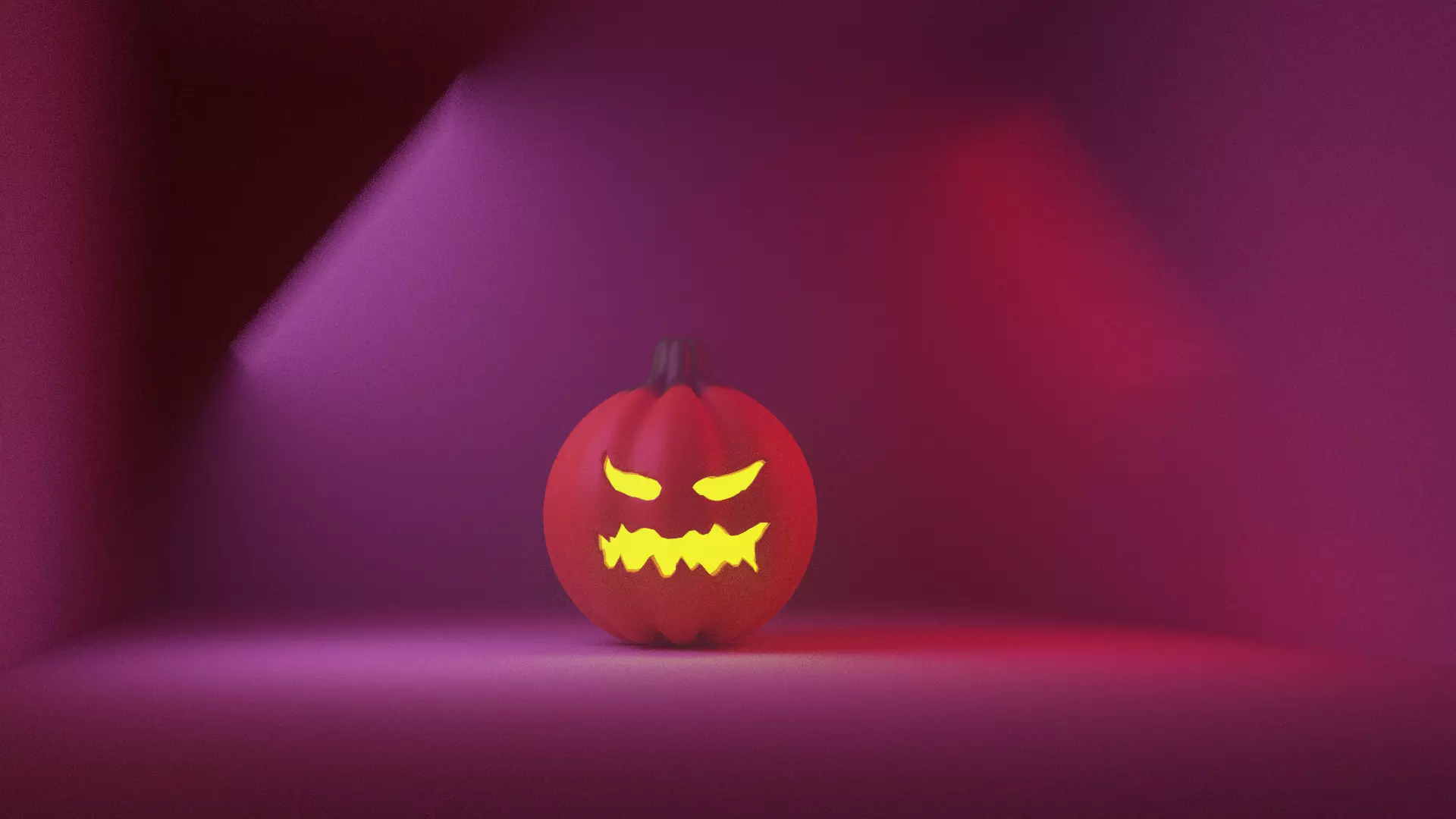 Calabaza scary pumpkin 3D model