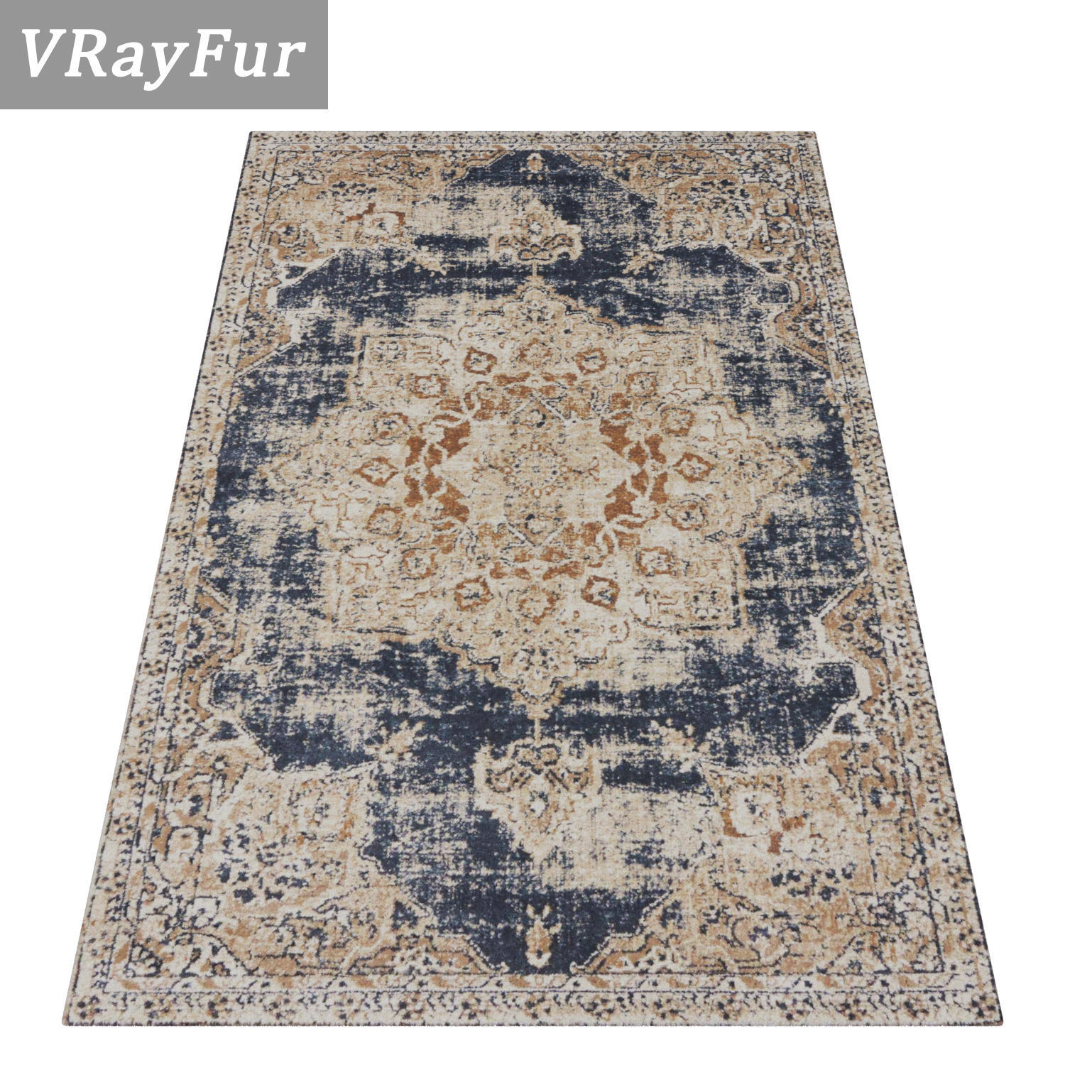 Rug Set 1913 3D model_2
