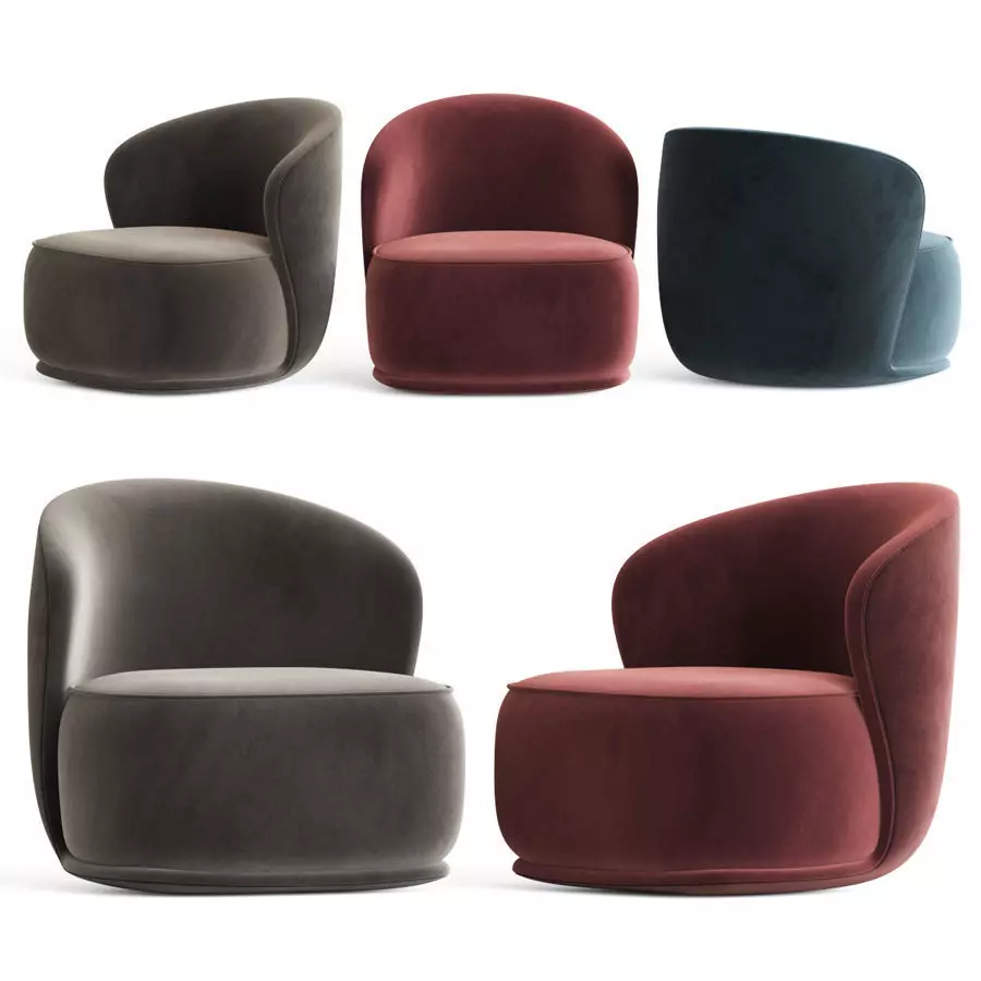 La Pipe Lounge Chair 3D model