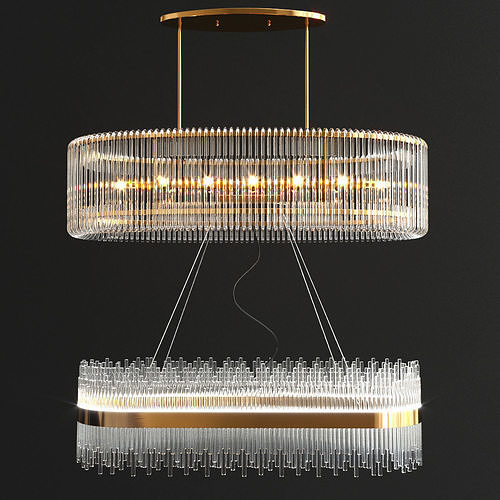 Collection luminaire and arteriors 3D model