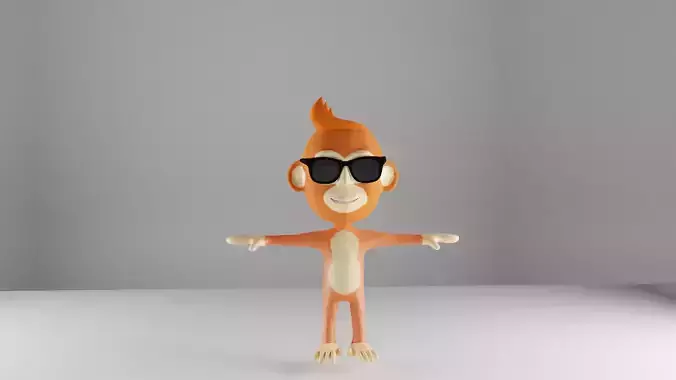 monkey cartoon character