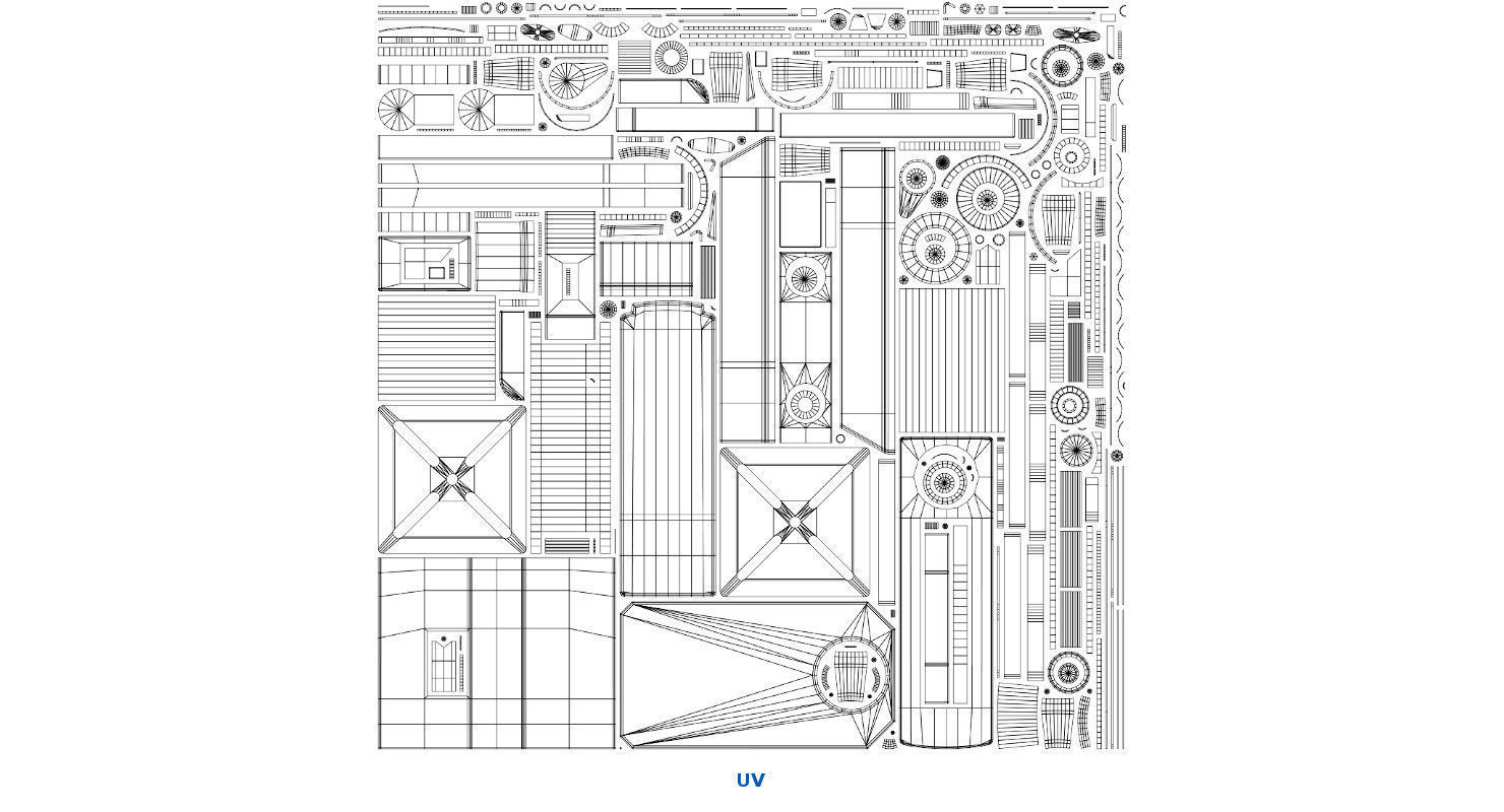 Drill Press 2B Low-poly 3D model_10