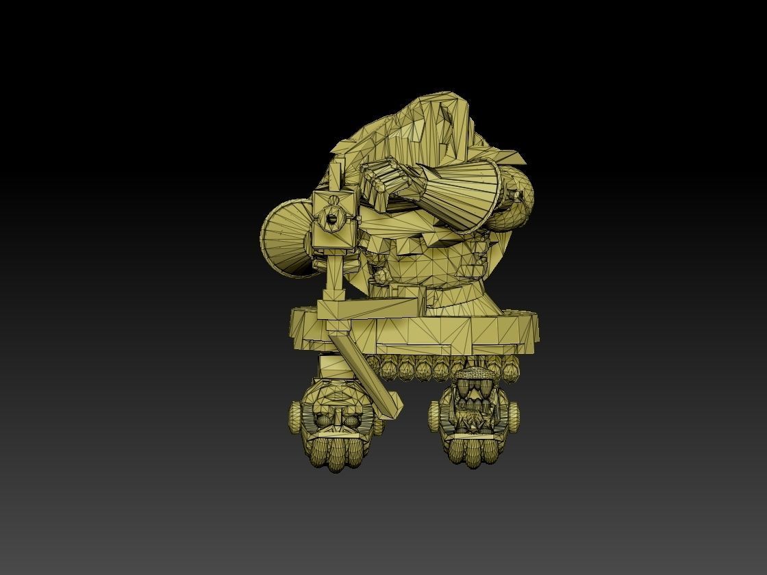 Panzer Buggy Sidegunner 3D print model_4