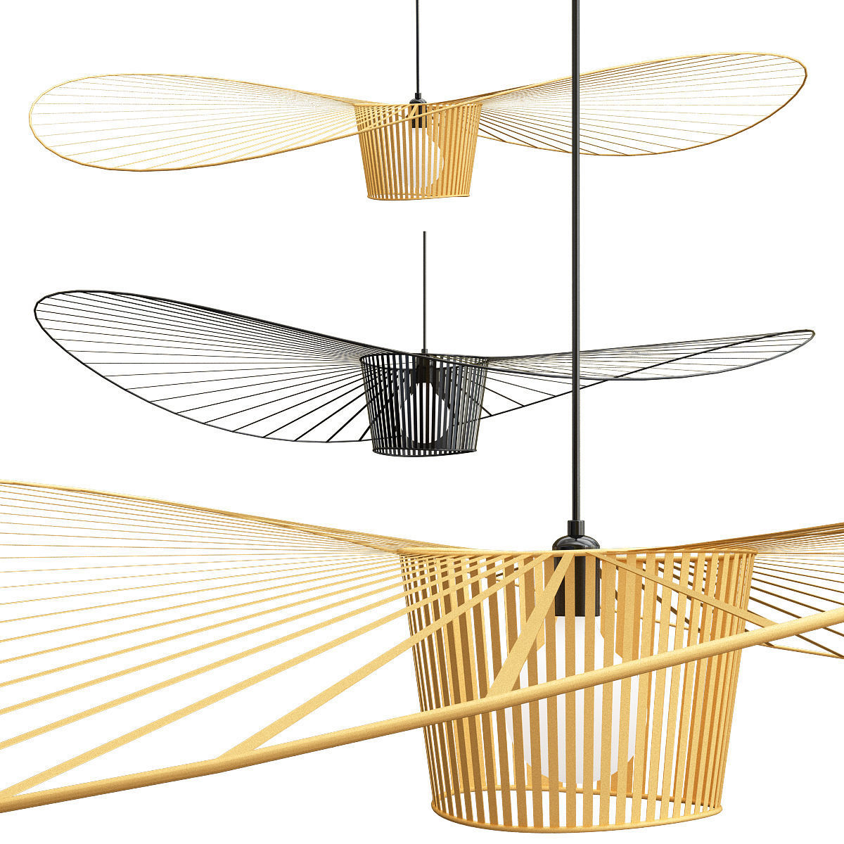 Collection of new minimalist chandelier 5 3D model_4