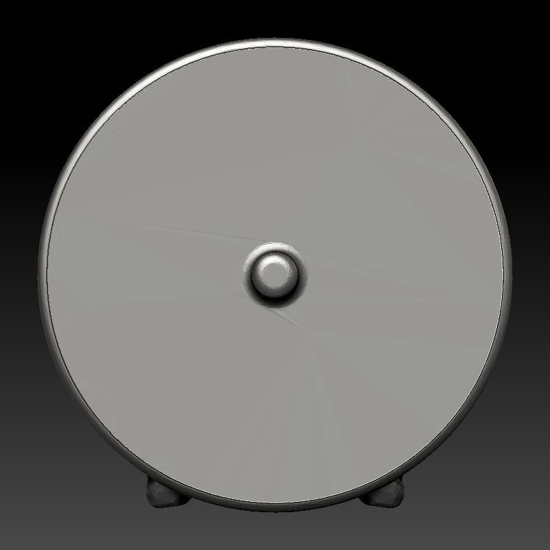 skull earrings studs 3D print model_2