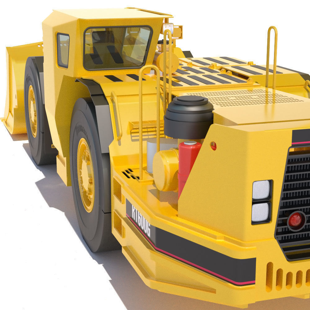 Engine Loader R1600 Underground Mining Loader Cat R1600G 3D model | CGTrader