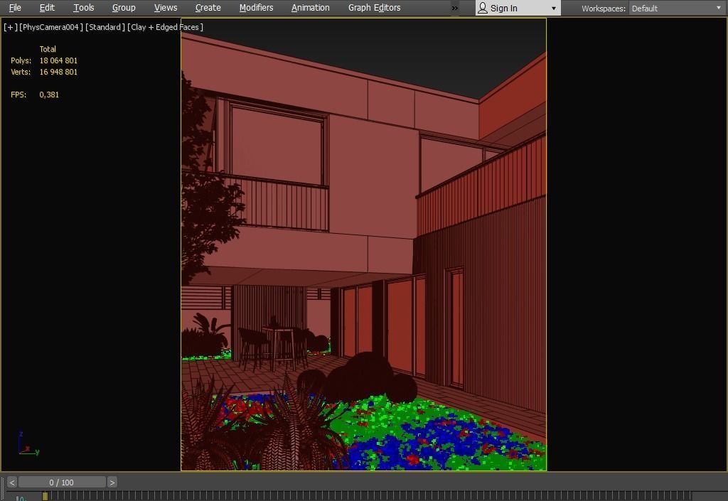 Casa JM Exterior Scene 3D model 3D model_4