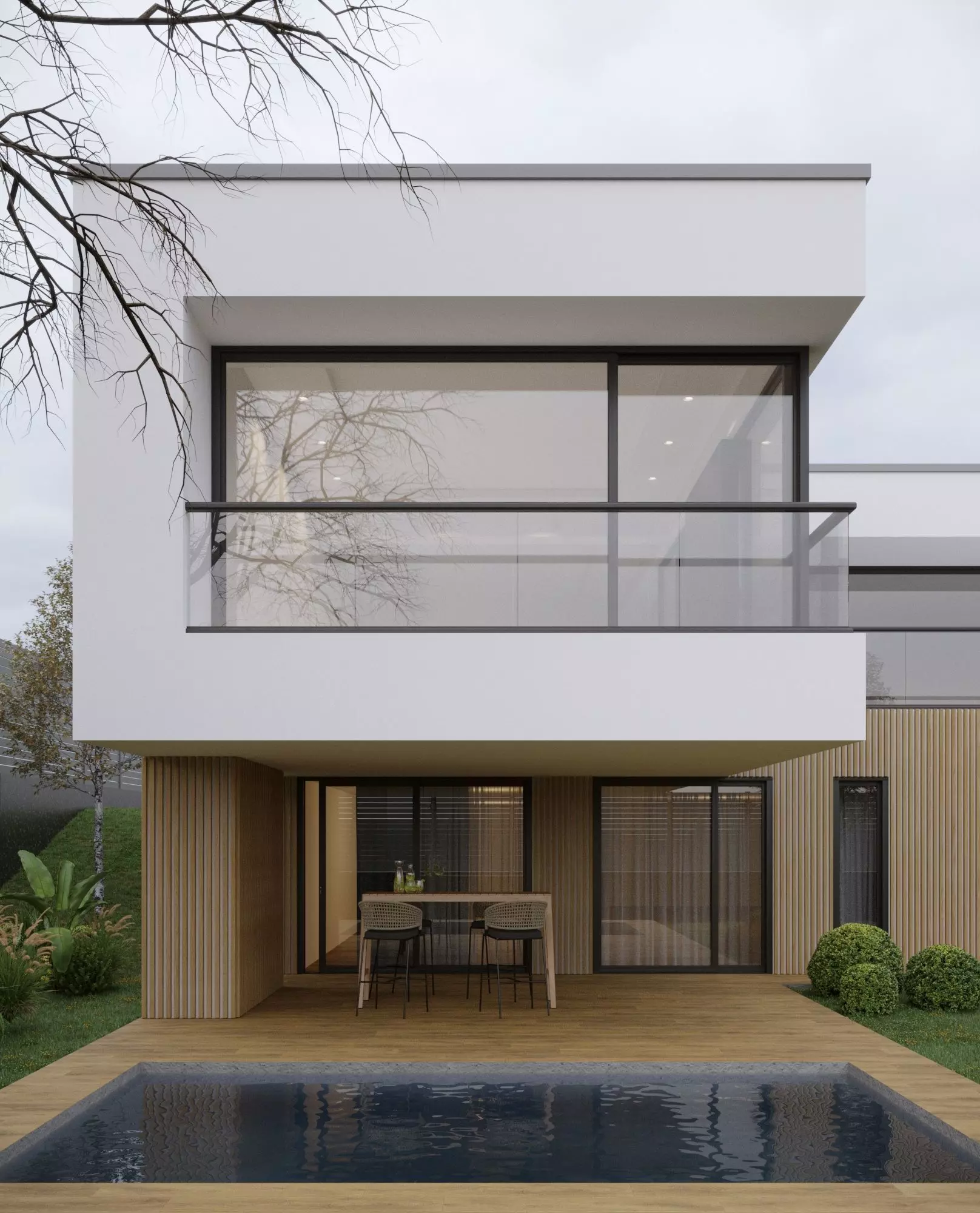 Casa JM Exterior Scene 3D model 3D model_0