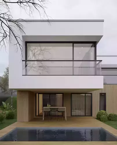 Casa JM Exterior Scene 3D model