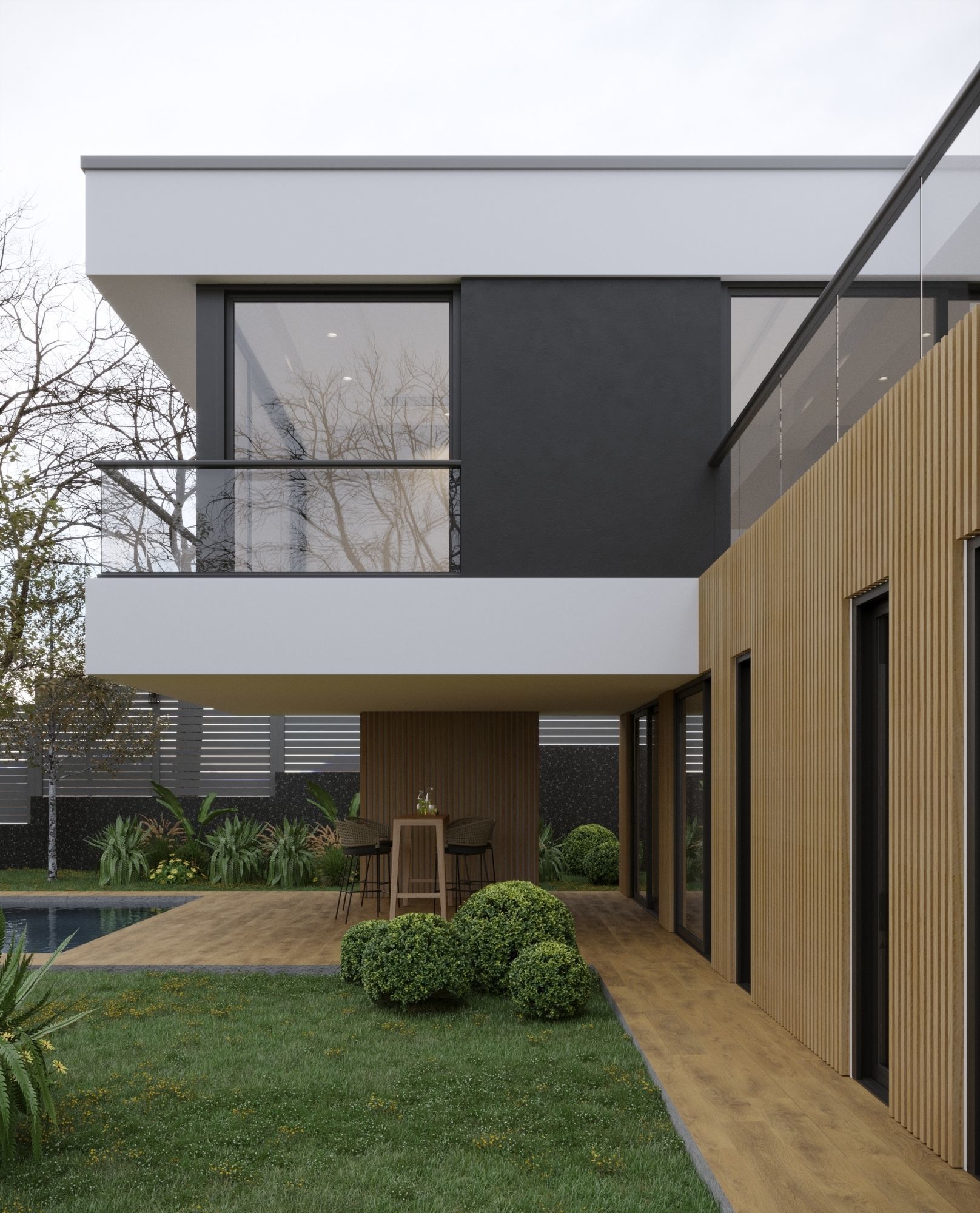 Casa JM Exterior Scene 3D model 3D model_2