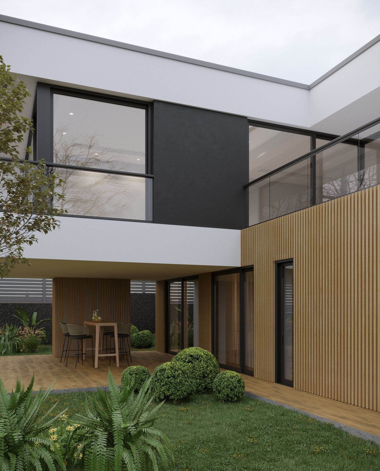 Casa JM Exterior Scene 3D model 3D model_1