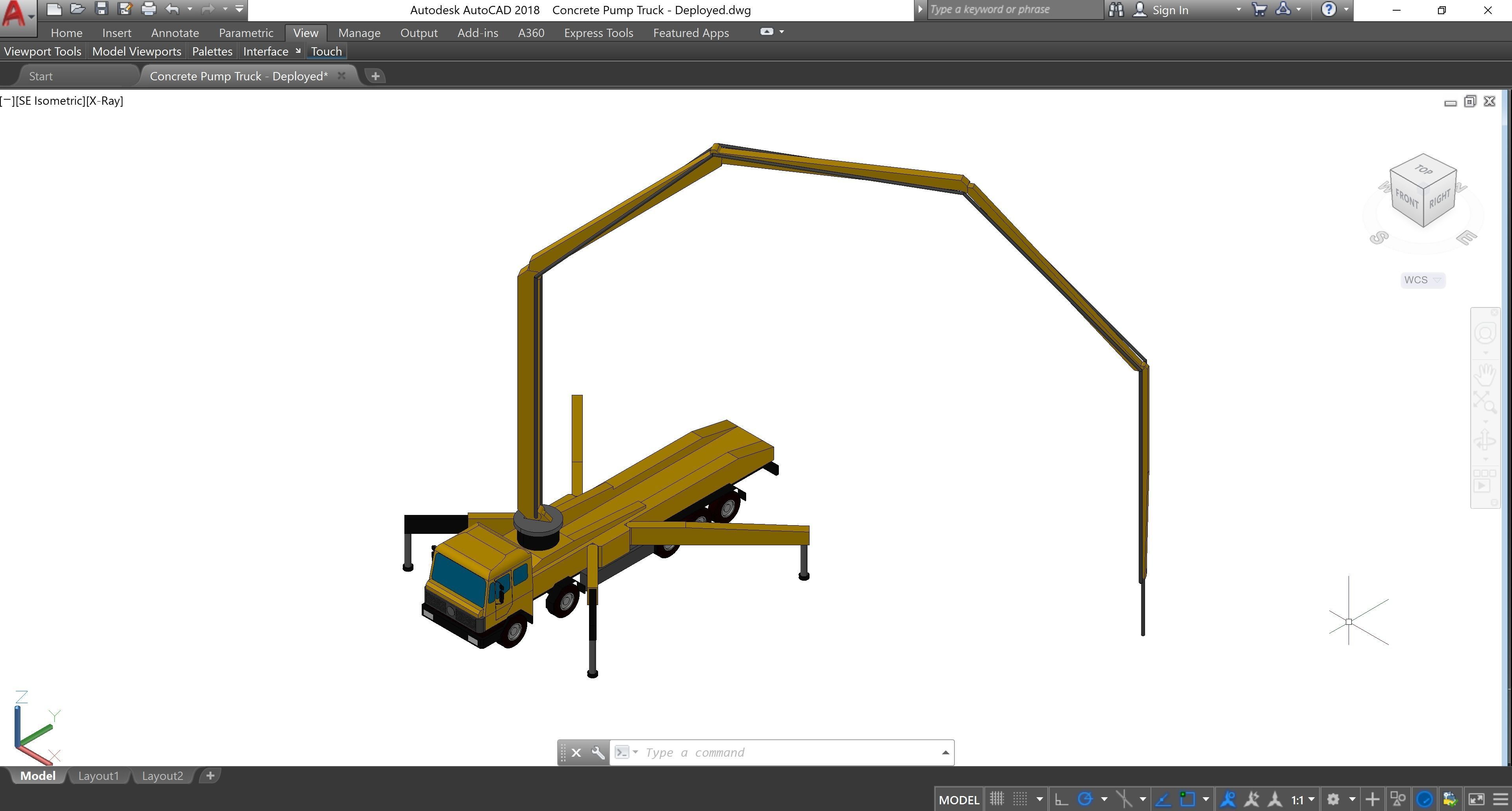 Concrete Pump Truck - Revit Family 3D model_9