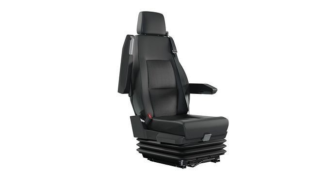 Truck seat Low-poly 3D model