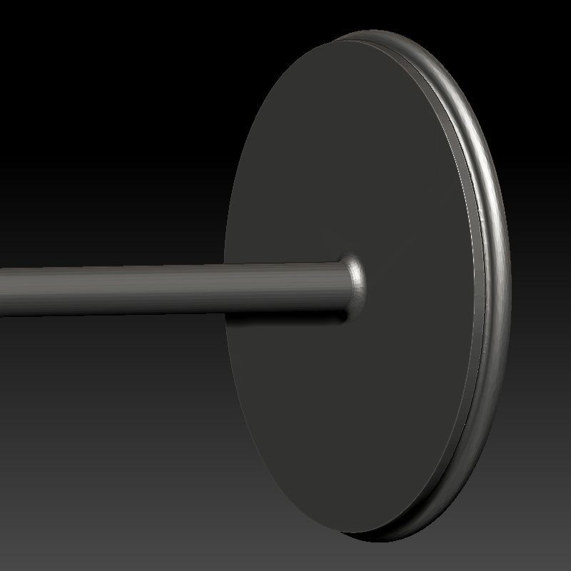 skull earrings studs 3D print model_7