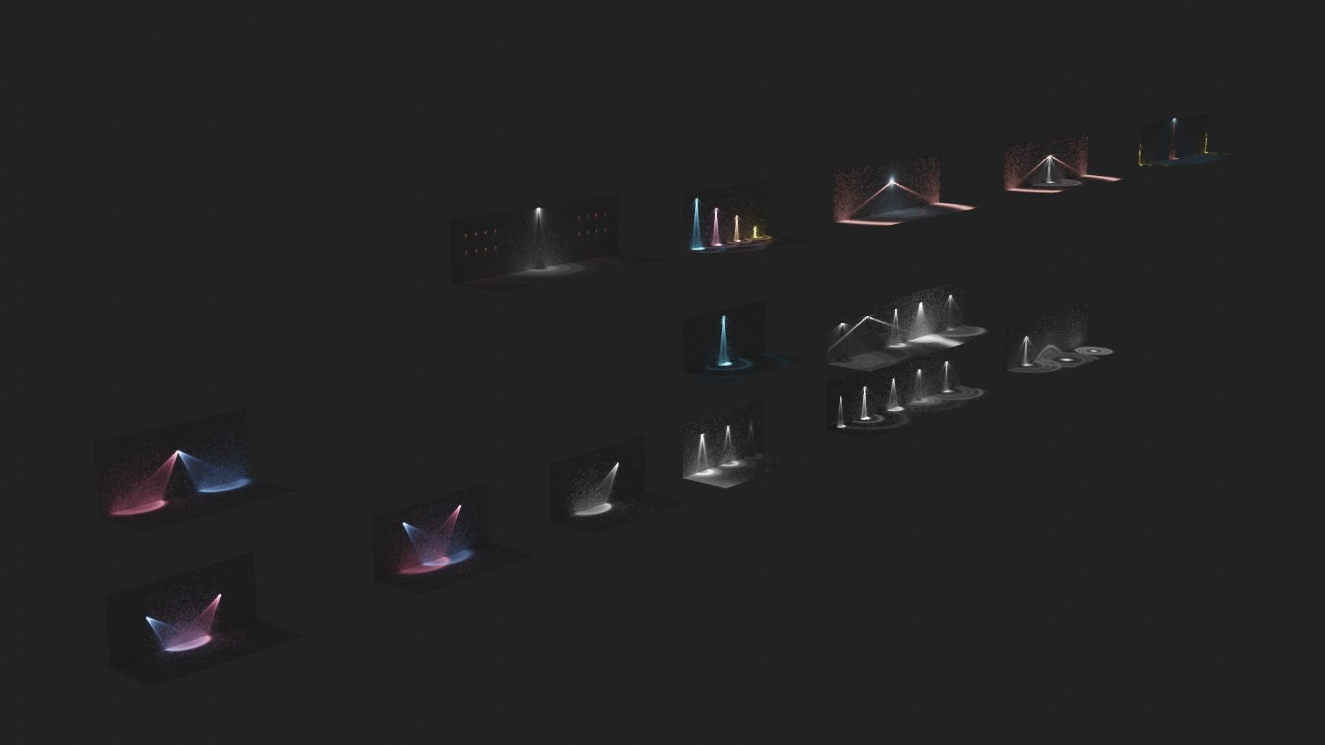 ready to use light - realistic illuminations - IES shapes Low-poly 3D model_14