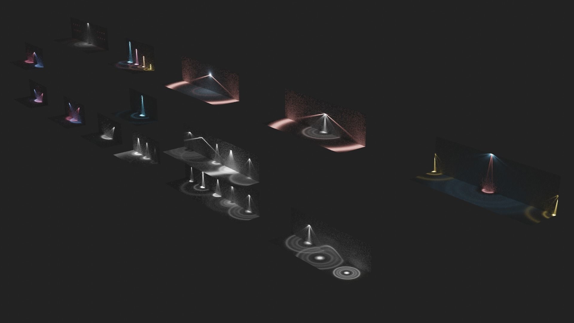 ready to use light - realistic illuminations - IES shapes Low-poly 3D model_12