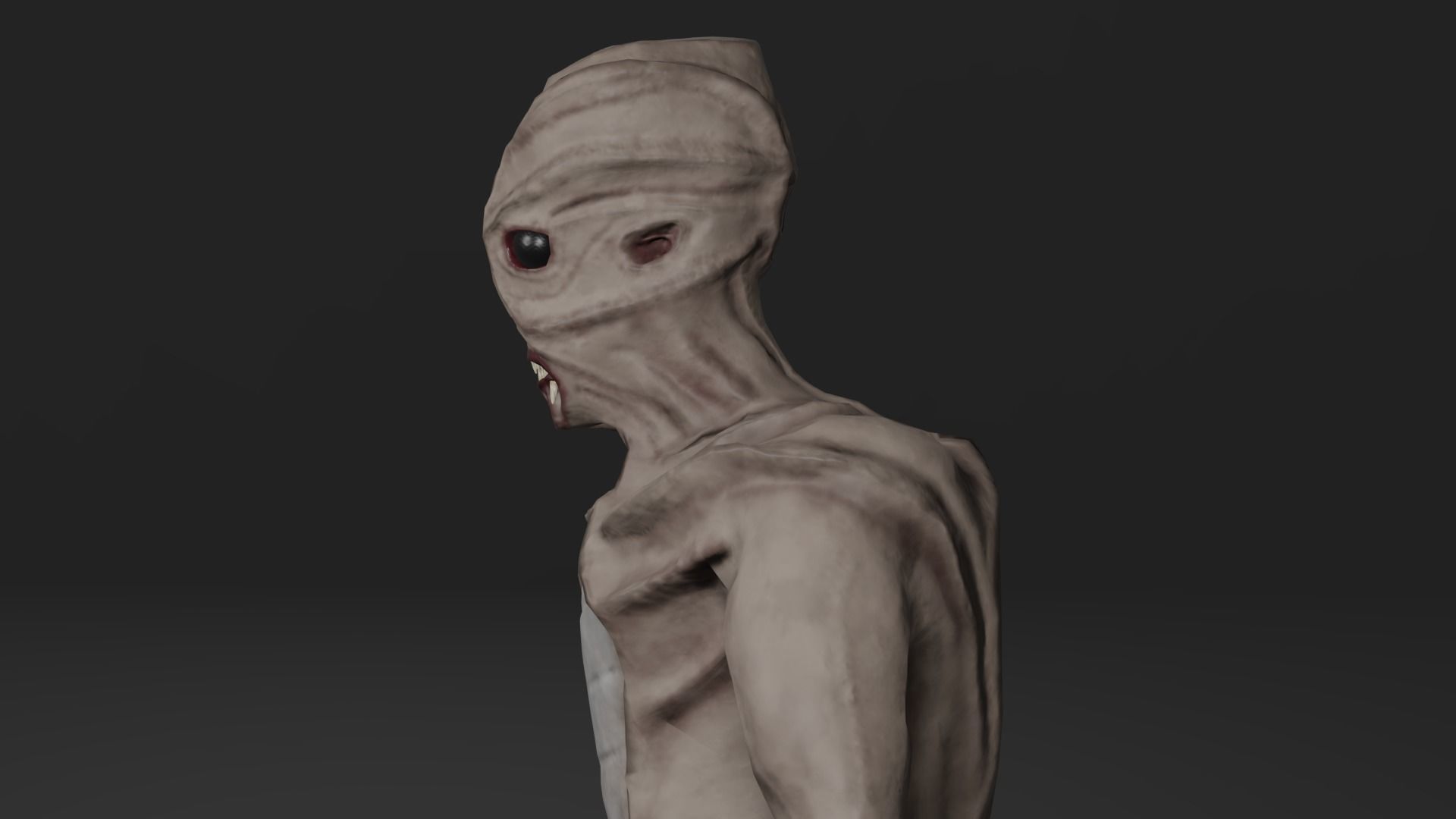 Sci-Fi Creature No X11 Low-poly 3D model_8