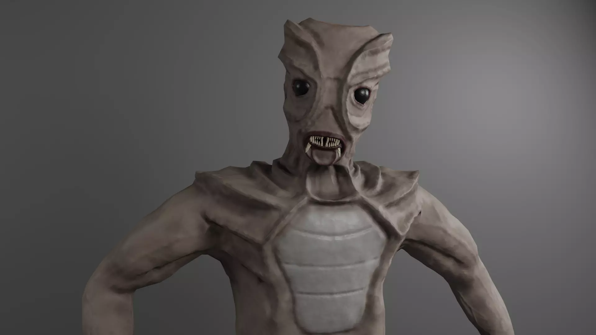 Sci-Fi Creature No X11 Low-poly 3D model_0