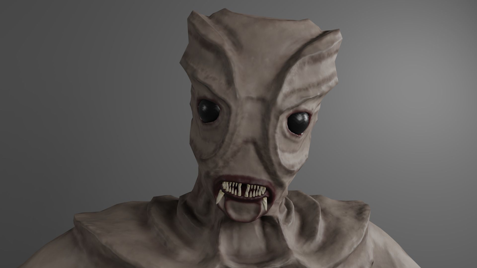 Sci-Fi Creature No X11 Low-poly 3D model_1