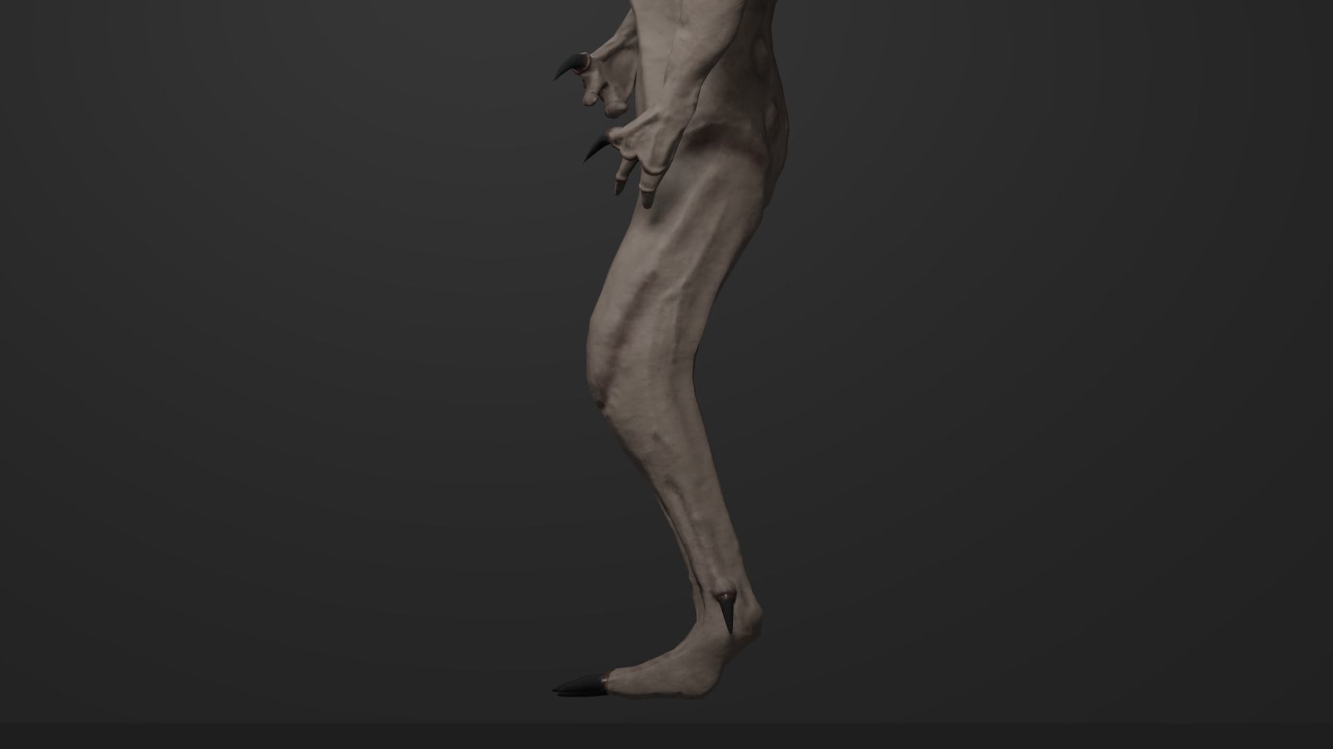 Sci-Fi Creature No X11 Low-poly 3D model_3