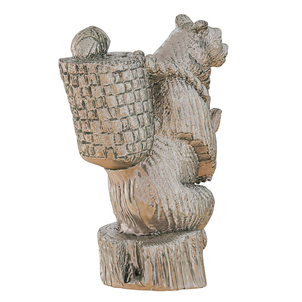 Park Sculpture Masha and the Bear 3D model_4