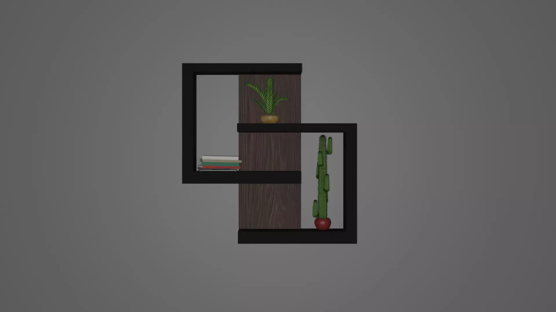 shelf shelve 3D model_0
