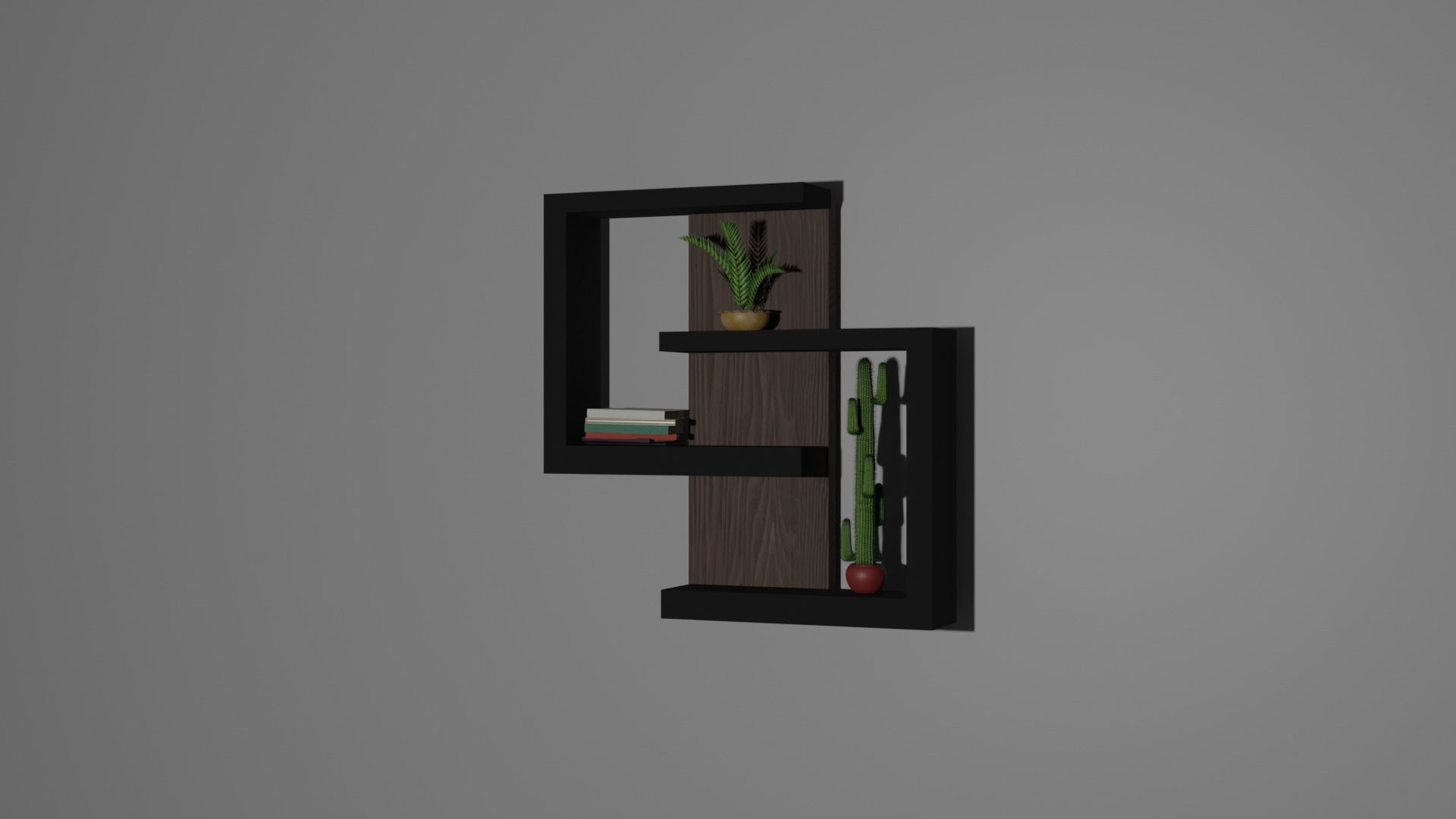 shelf shelve 3D model_3