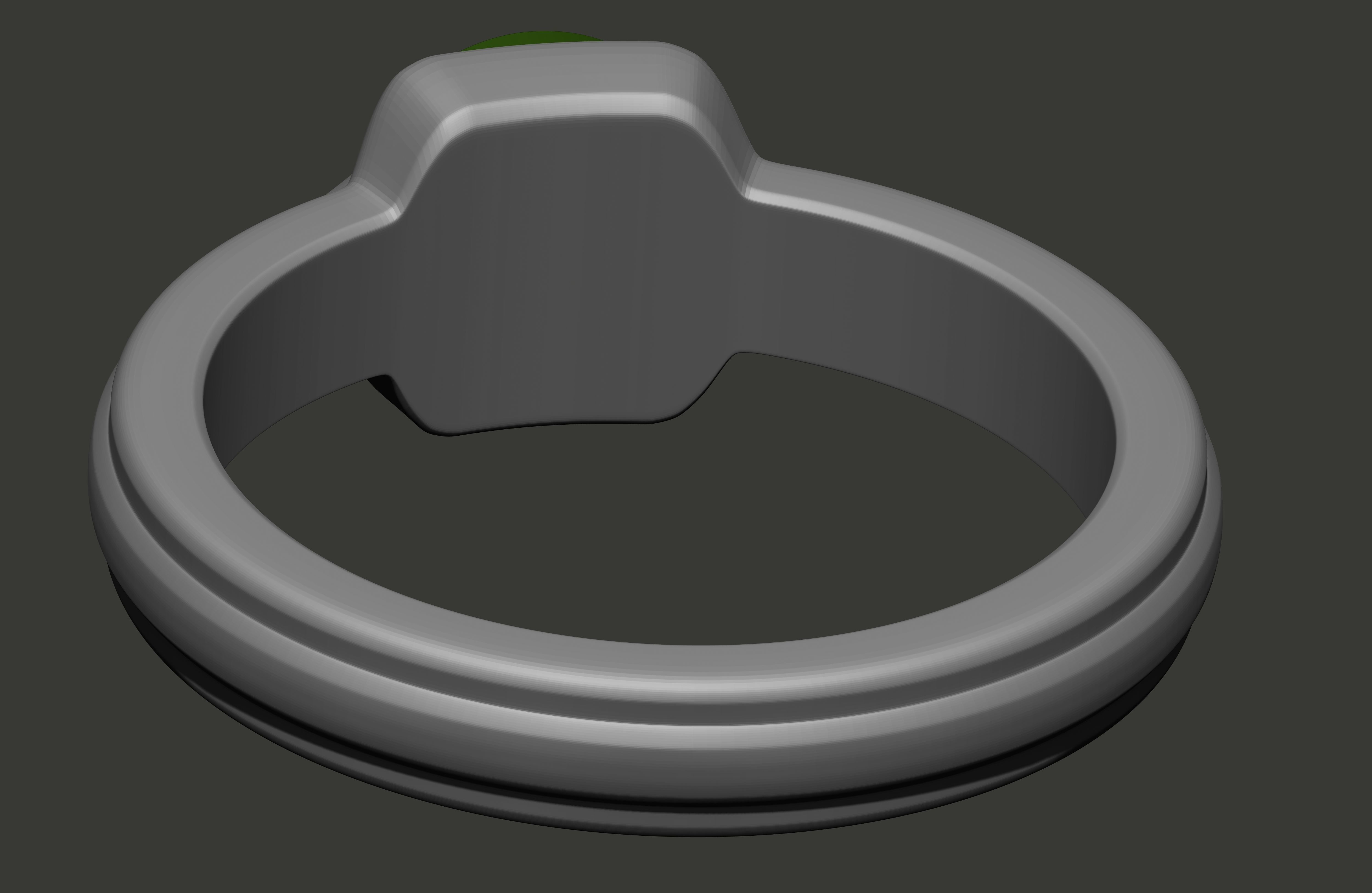 Green Lantern Ring 3D print model_5