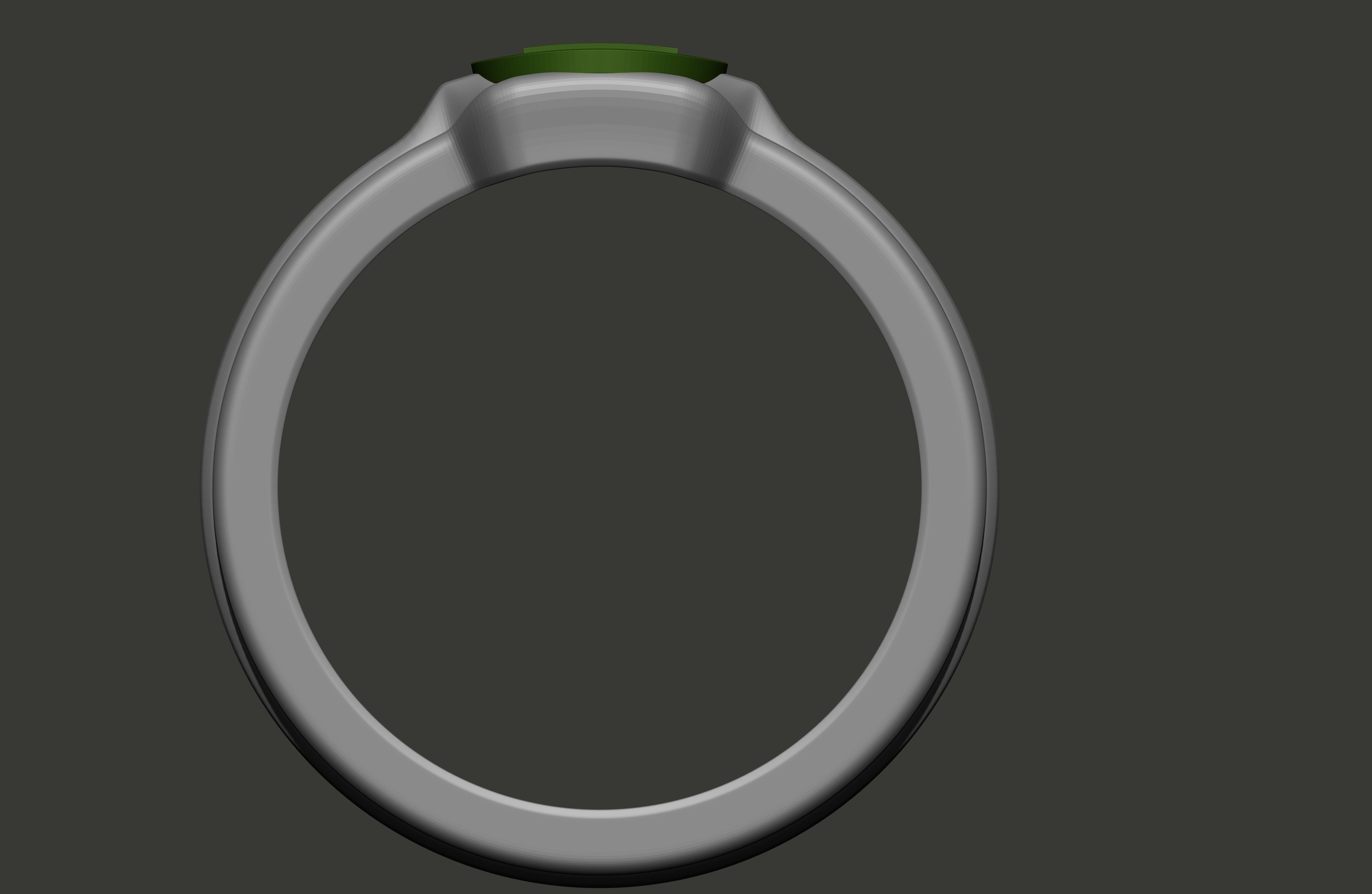 Green Lantern Ring 3D print model_2