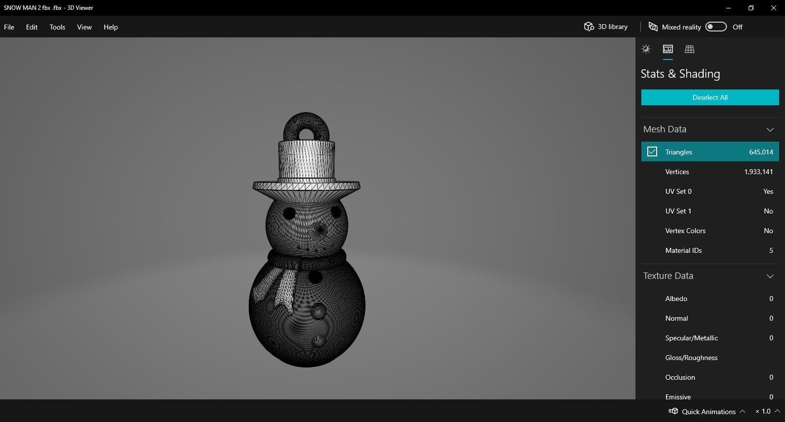 snow man christmas deco 3D print model_15