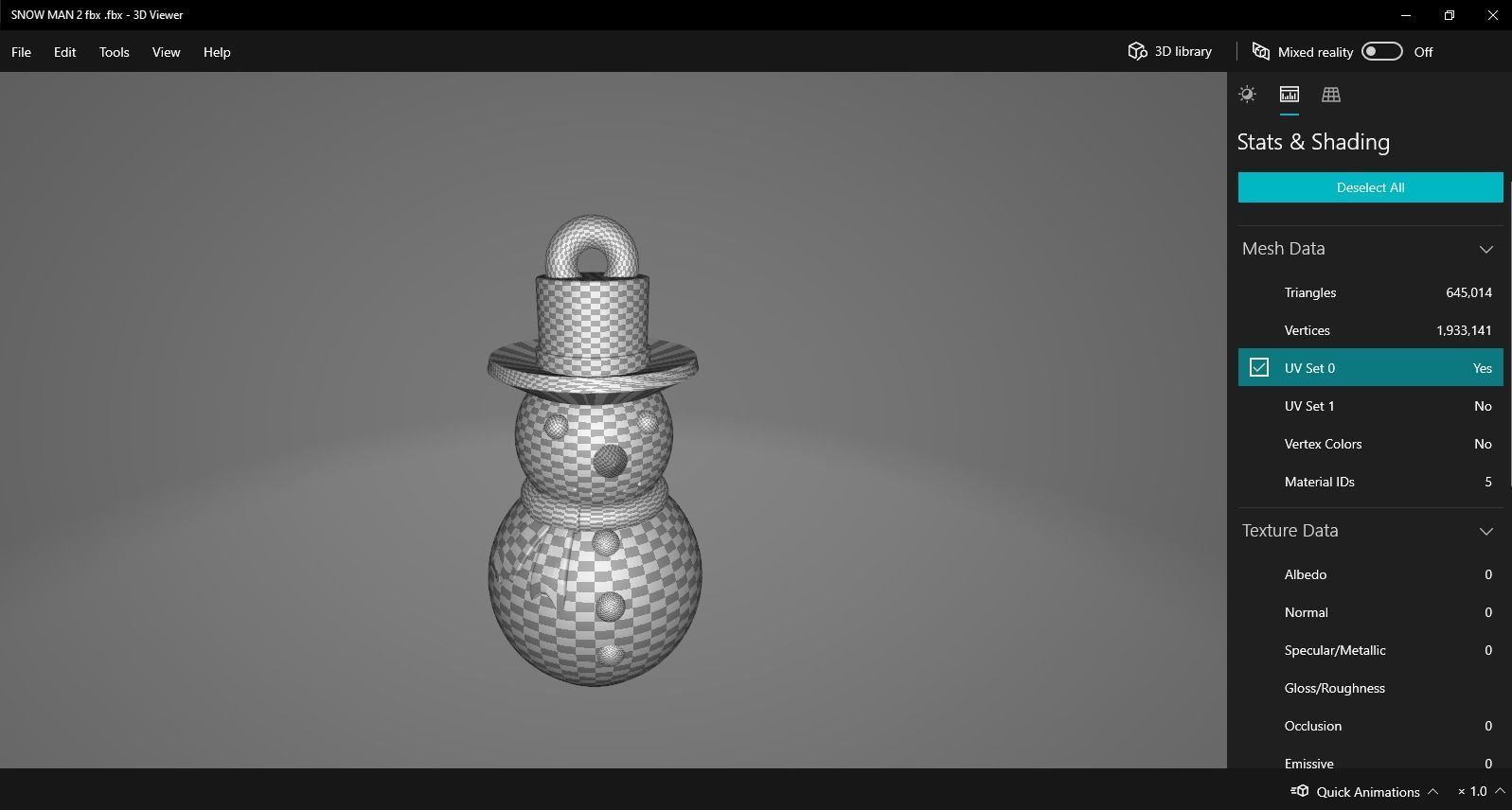 snow man christmas deco 3D print model_10