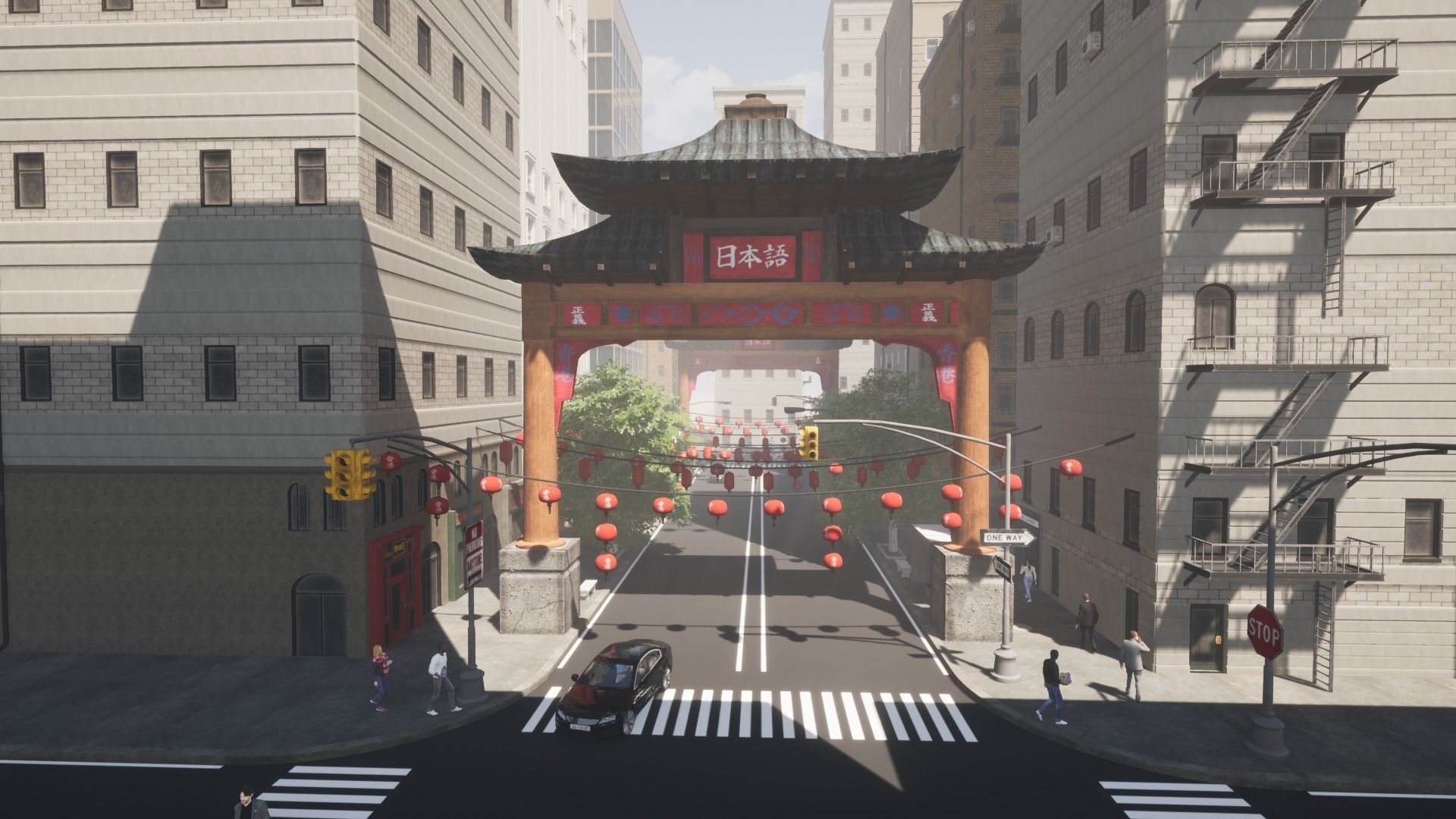 Chinatown Expansion Pack Low-poly 3D model_7