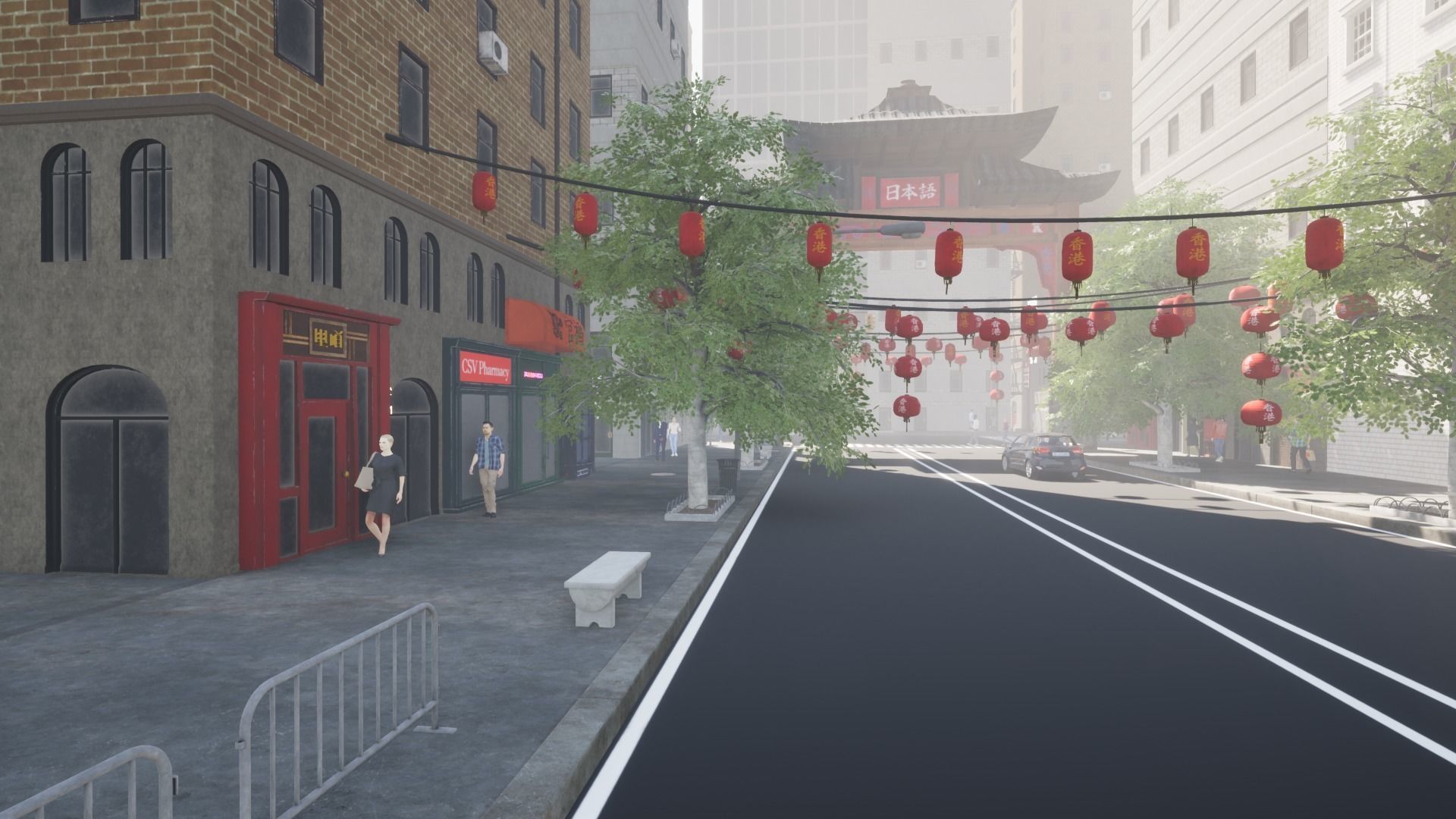 Chinatown Expansion Pack Low-poly 3D model_11