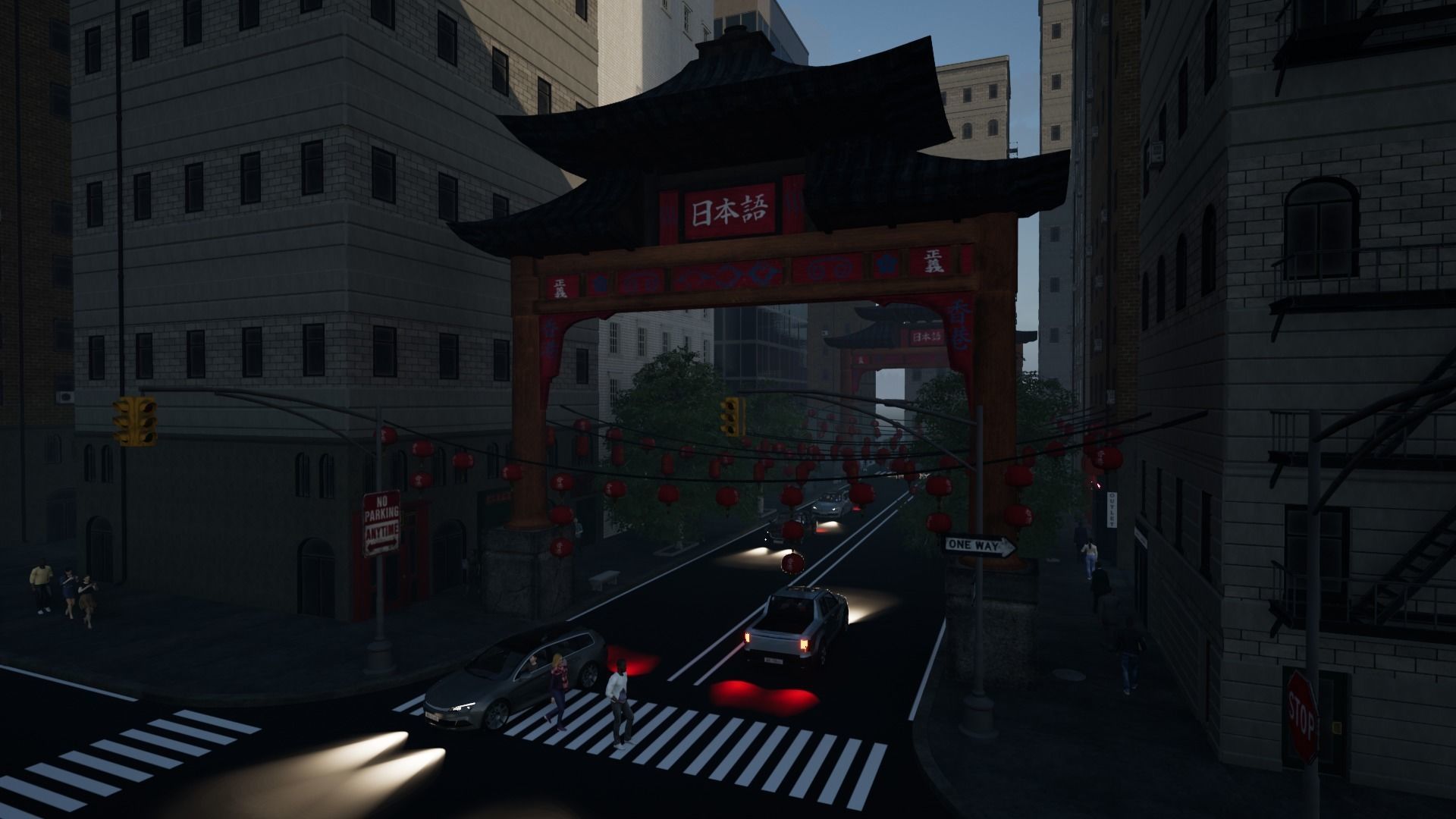 Chinatown Expansion Pack Low-poly 3D model_9