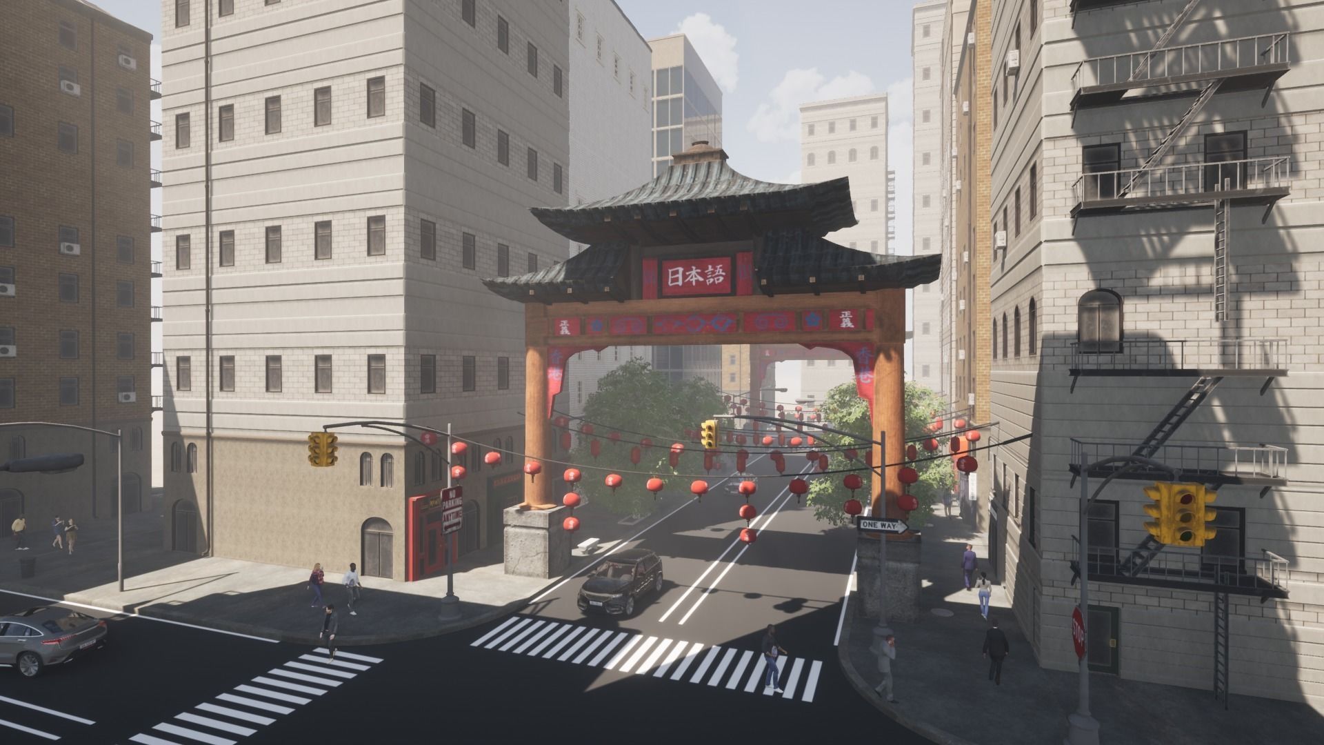 Chinatown Expansion Pack Low-poly 3D model_6