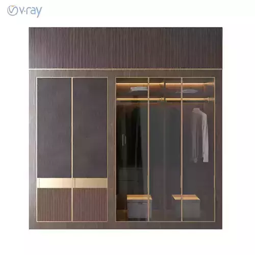 LUXURY - Wardrobe 01 3D model