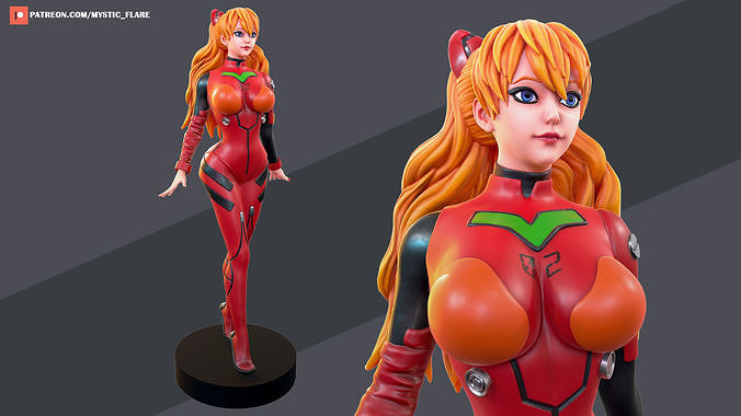 Asuka Langley Sohryu 3D print model