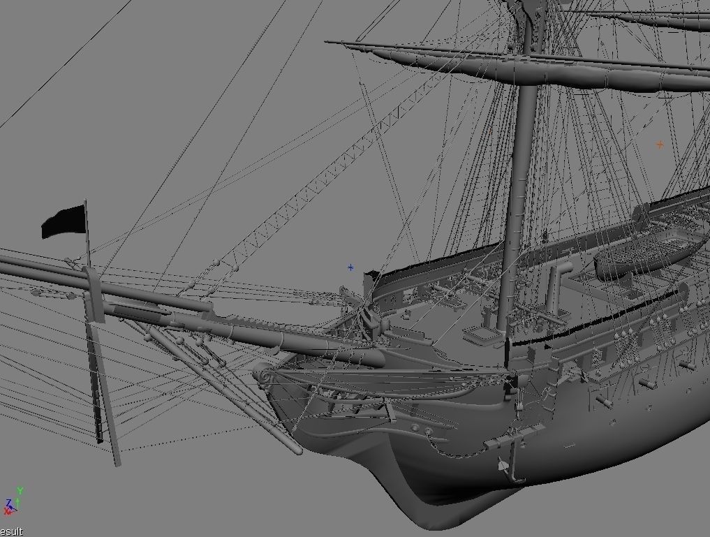 USS Constitution 3D model_19