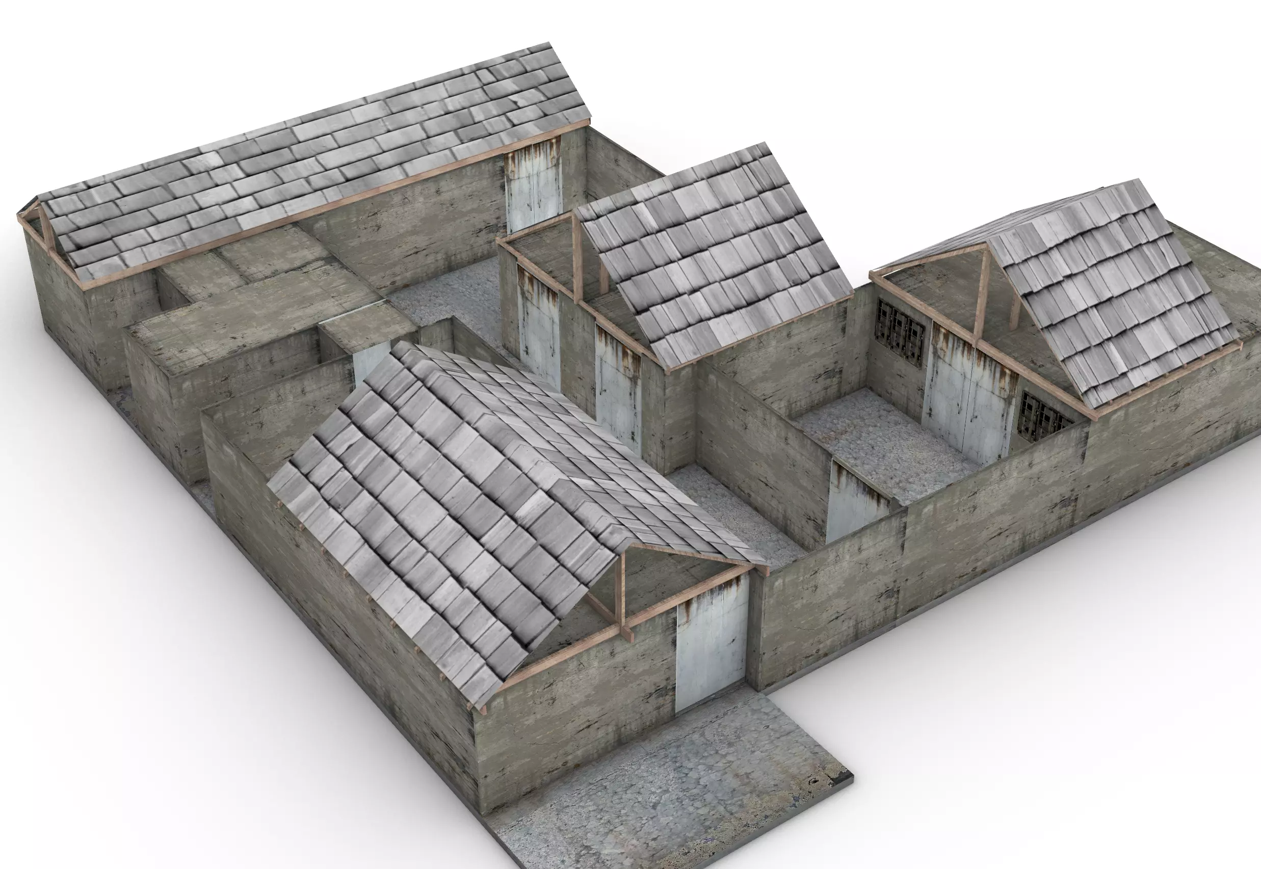 small old village Free 3D model