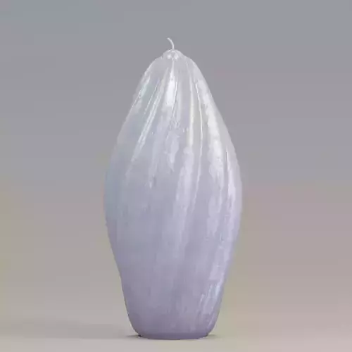  Twisted prolate shape candle 