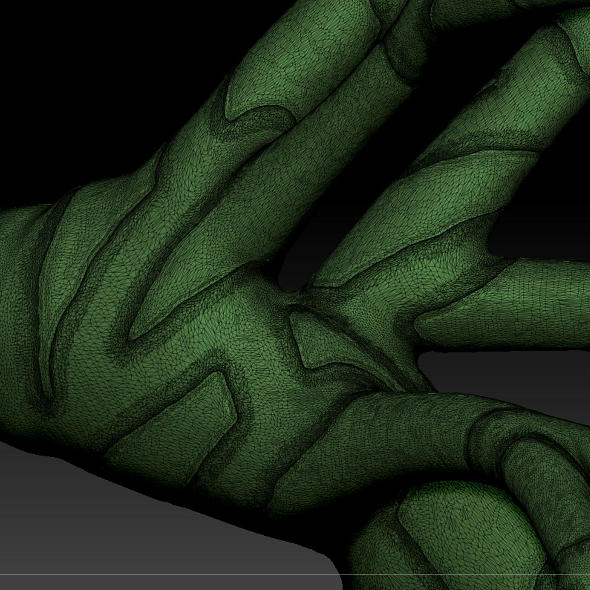 Human Respiratory System Sculpt 3D model_7