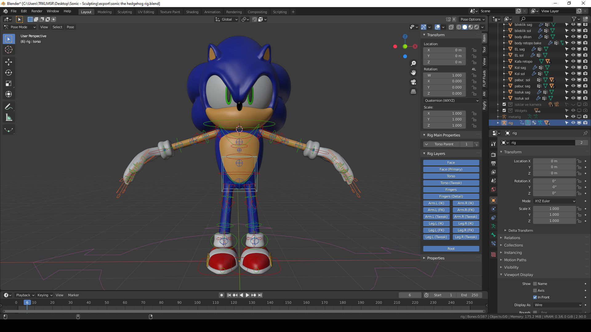 Sonic the Hedgehog 3D model_10