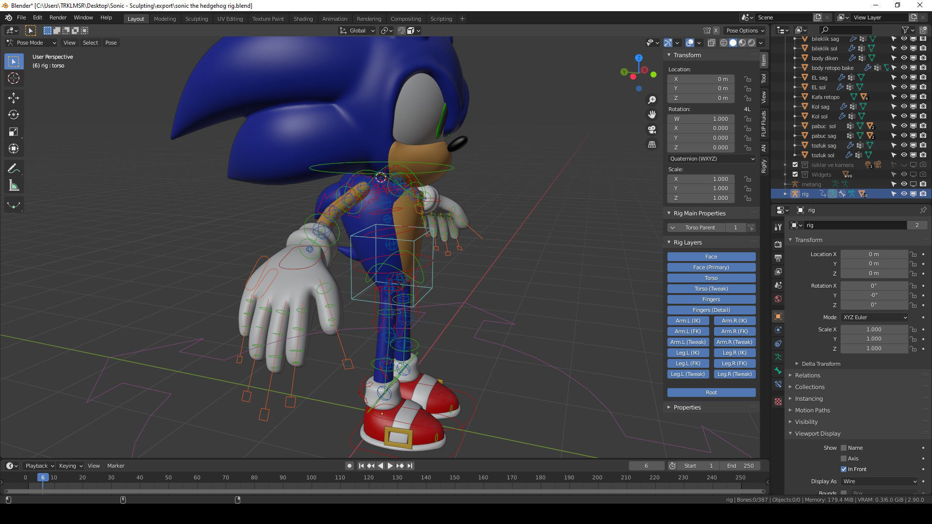 Sonic the Hedgehog 3D model_13