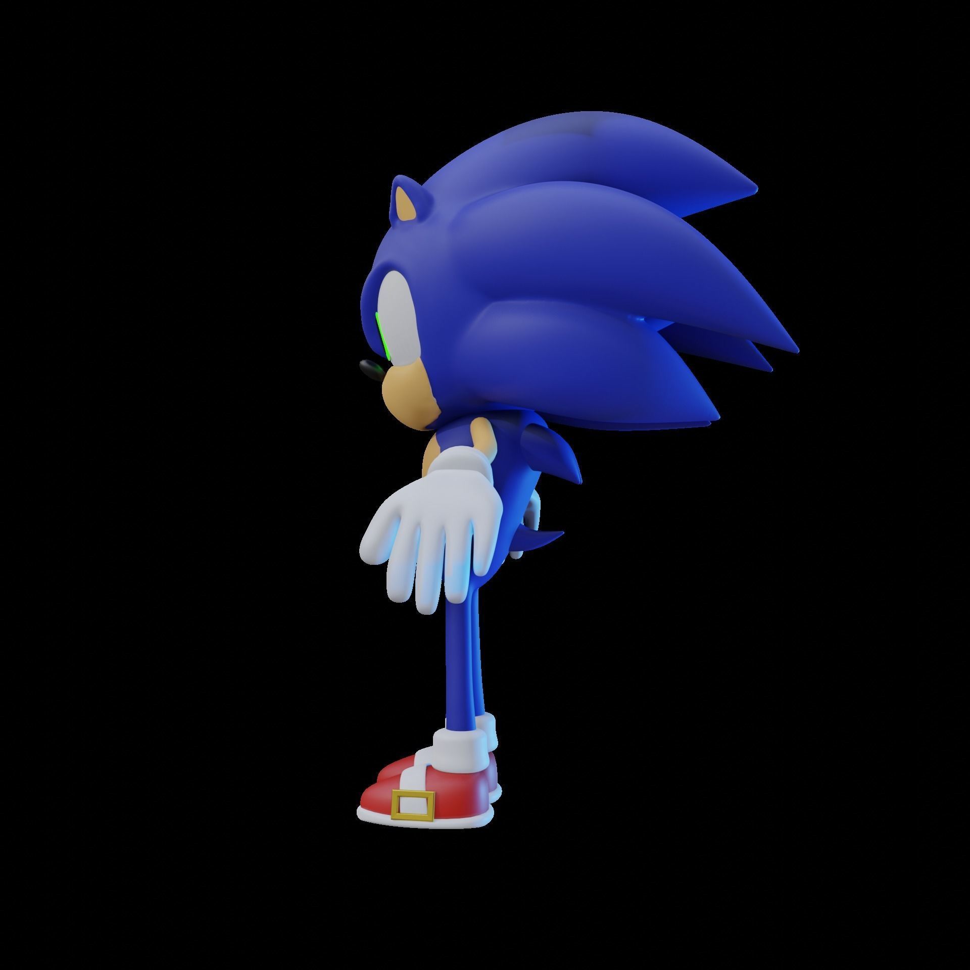 Sonic the Hedgehog 3D model_3