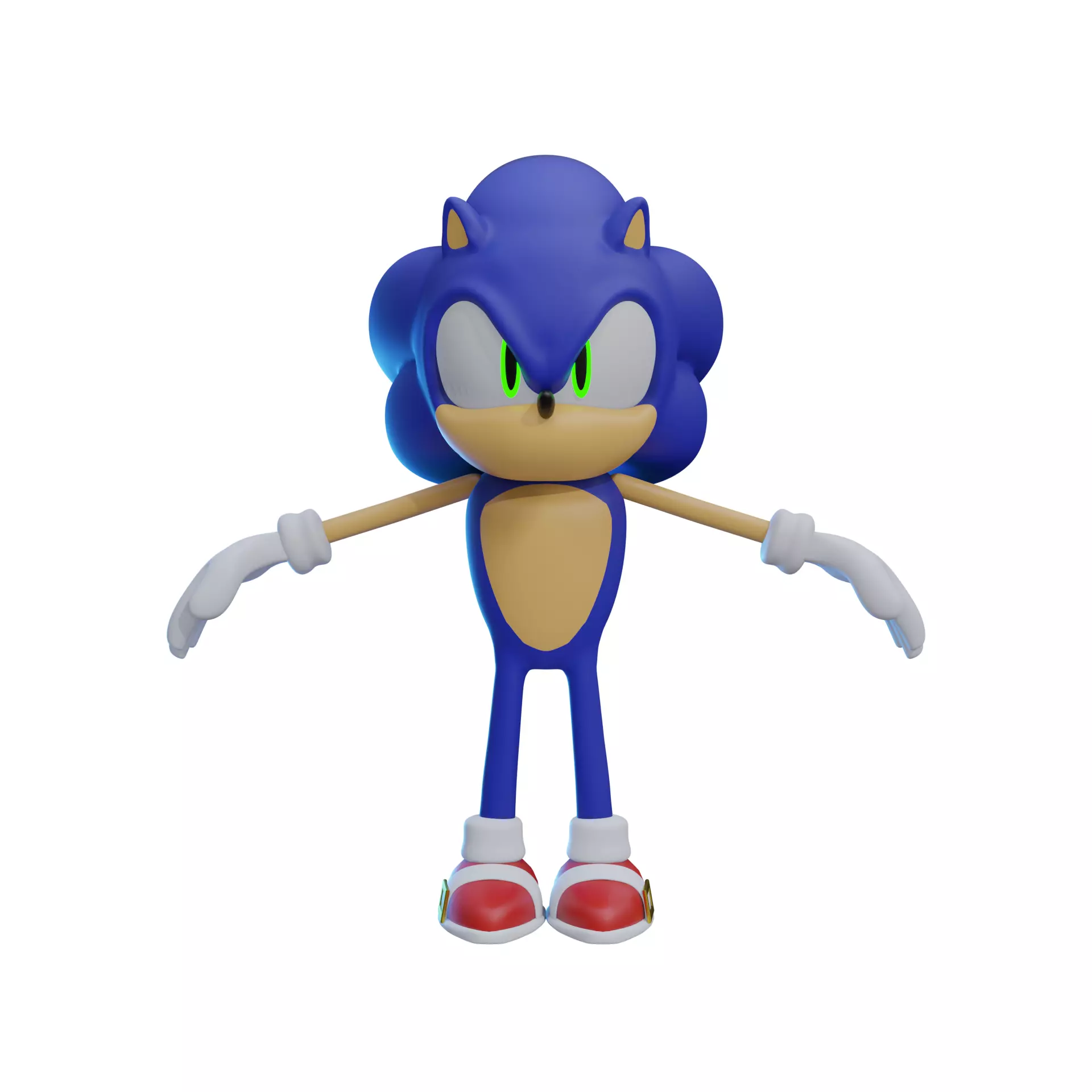 Sonic the Hedgehog 3D model_0