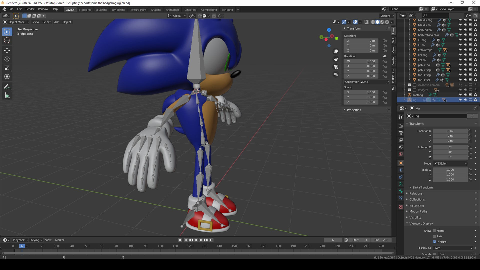 Sonic the Hedgehog 3D model_12