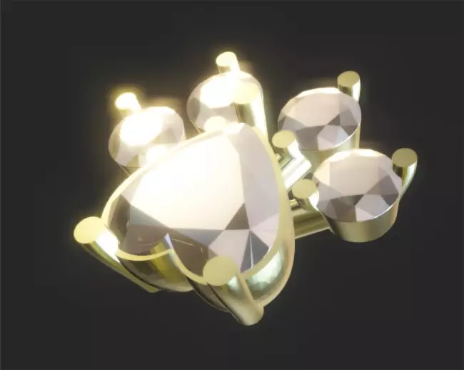 Puseta bear paw 3D print model_0