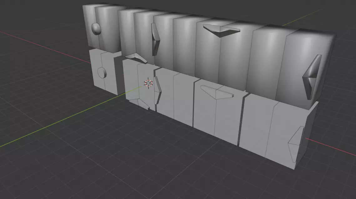 Cubes From Beat Saber made in 10 min Free low-poly 3D model_0
